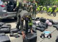 Incautan más de 700 kilos de marihuana y vehículo en el Valle del Cauca