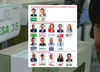 Registraduría presenta modelo definitivo del tarjetón para las consultas internas del 8 de marzo