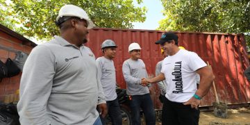 Las obras en la estación de Policía del Malecón de Rebolo avanzan en un 50%: alcalde Char