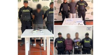 Cuatro capturados tras ofensiva policial contra el delito en Soledad, Atlántico