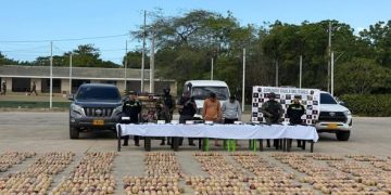 Golpe al narcotráfico en La Guajira: capturan a dos presuntos articuladores y decomisan más de una tonelada de marihuana