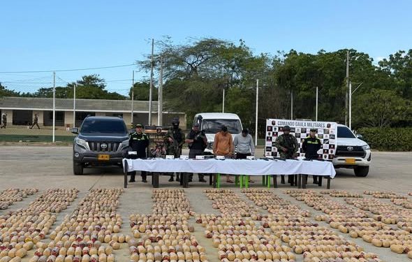 Golpe al narcotráfico en La Guajira: capturan a dos presuntos articuladores y decomisan más de una tonelada de marihuana