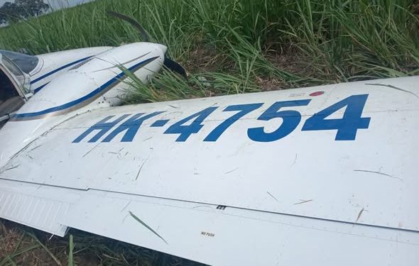 Avión ambulancia sufrió accidente cerca al aeropuerto de Cali; no hubo heridos