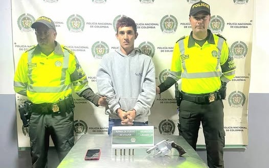 Cayó sujeto por porte ilegal de arma de fuego en Baranoa