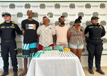 Cuatro capturados y más de 350 gramos de droga incautados en allanamientos en Campo de la Cruz