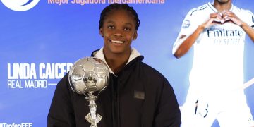 Linda Caicedo fue elegida Mejor Jugadora Iberoamericana de 2025 por la Agencia EFE