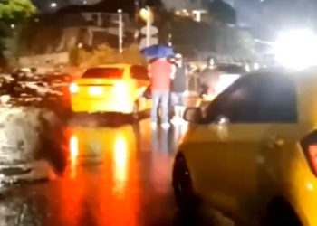 Deslizamiento en el Ziruma genera afectaciones tras más de 36 horas de lluvias en Santa Marta