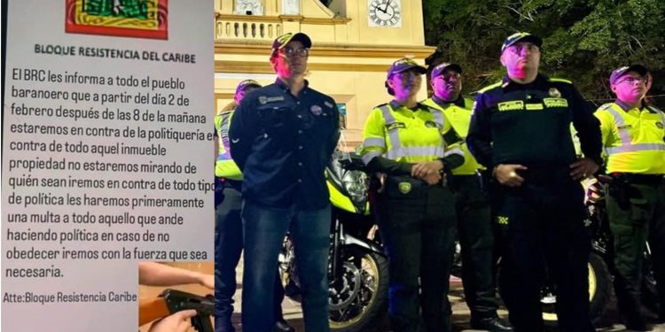 Autoridades investigan panfletos con amenazas contra actividades políticas en Baranoa