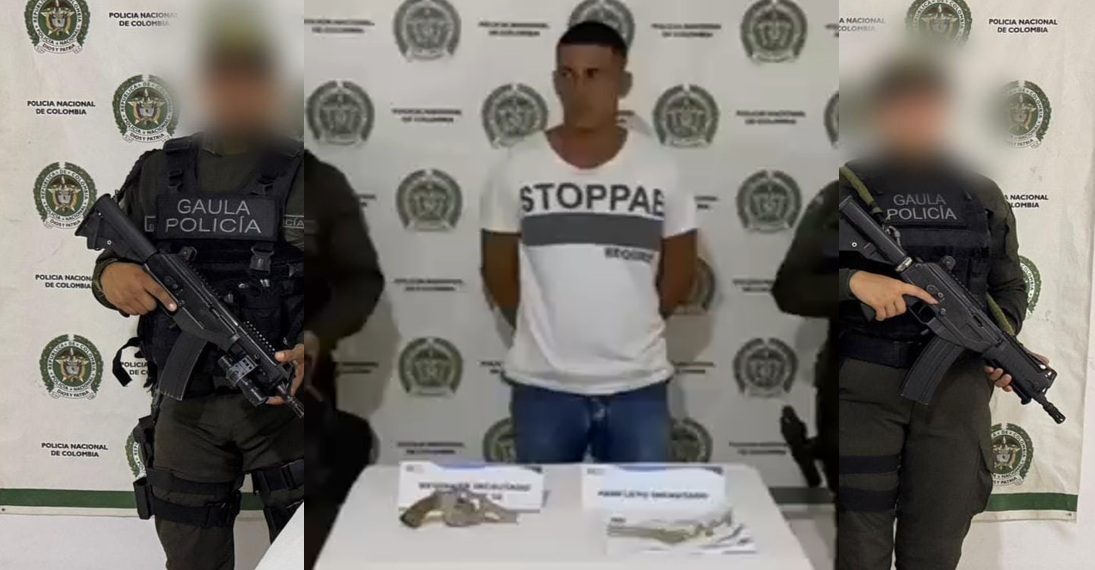 Repartía panfletos extorsivos como si fueran afiches políticos: capturado en flagrancia en Soplaviento, Bolívar
