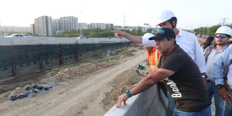 Muy pronto Barranquilla recibirá el puente sur–norte del intercambiador vial de la Circunvalar: alcalde Char