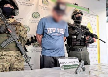 Capturan a presunto delincuente por porte ilegal de arma de fuego en Maicao