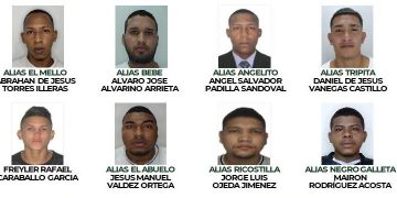 Policía divulga cartel de los 11 más buscados en Barranquilla y su área metropolitana