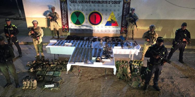 Golpe a la ‘Segunda Marquetalia’ en el desierto guajiro: incautan arsenal y equipos