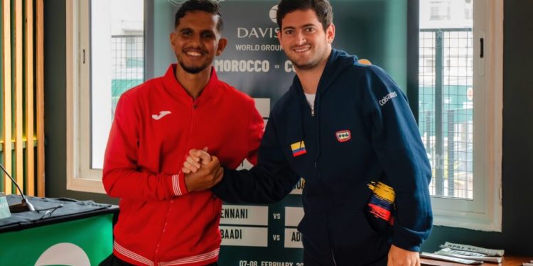 Definidos los enfrentamientos entre Colombia y Marruecos por Copa Davis