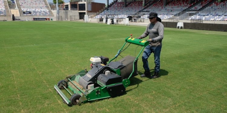 Tras los eventos del Carnaval, el gramado del Romelio Martínez está listo para recibir Junior vs. América de Cali