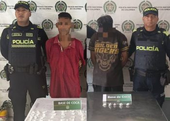 Policía captura a dos personas por tráfico de estupefacientes en el Atlántico