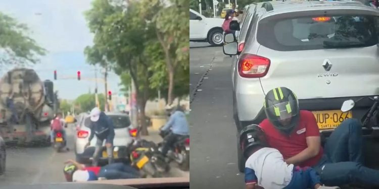 Atraco a plena luz del día en Santa Marta: padre e hijo víctimas de delincuentes