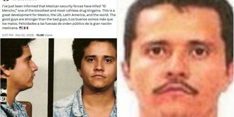 EE. UU. destaca cooperación bilateral tras muerte de alias “El Mencho”