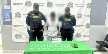 Policía Metropolitana incauta 72 dosis de cocaína y captura a un hombre en la Circunvalar