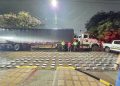 Policía incauta 200 kilogramos de cocaína ocultos en tanques de combustible de un tractocamión en Barranquilla