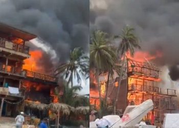 Incendio en Mendihuaca causa pánico entre turistas y deja millonarias pérdidas