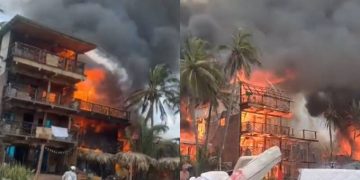 Incendio en Mendihuaca causa pánico entre turistas y deja millonarias pérdidas