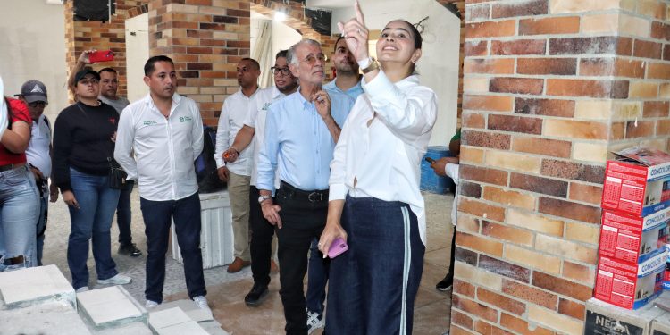 Gobernador Eduardo Verano inspecciona avance del nuevo epicentro cultural que le construye a Puerto Colombia