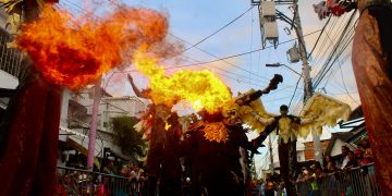El folclor fue el protagonista en la tarde de la Gran Parada Departamental en Galapa