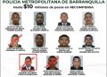 Policía captura a tres integrantes del Cartel de los Más Buscados por homicidio en Barranquilla
