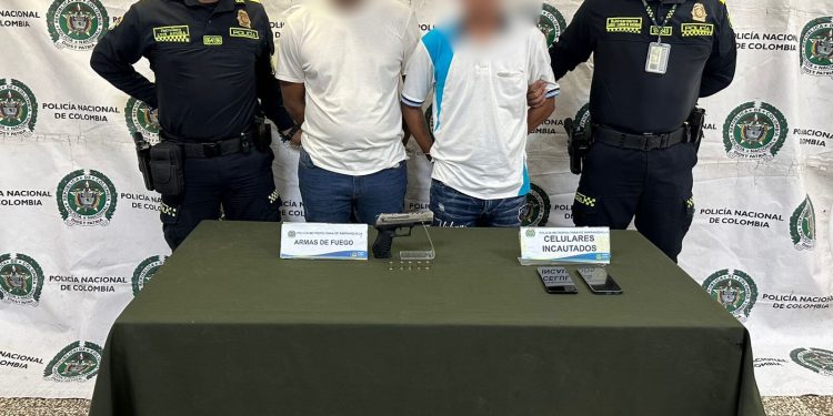Capturan a “Monocuco” y “Cabegol” por porte ilegal de armas en Barranquilla