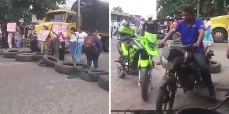 Bloqueo en Bosconia: familia exige traslado urgente de bebé en UCI y no levantará protesta