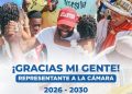 Estefanel Gutiérrez logra la votación más alta en la historia para la Cámara por el Atlántico