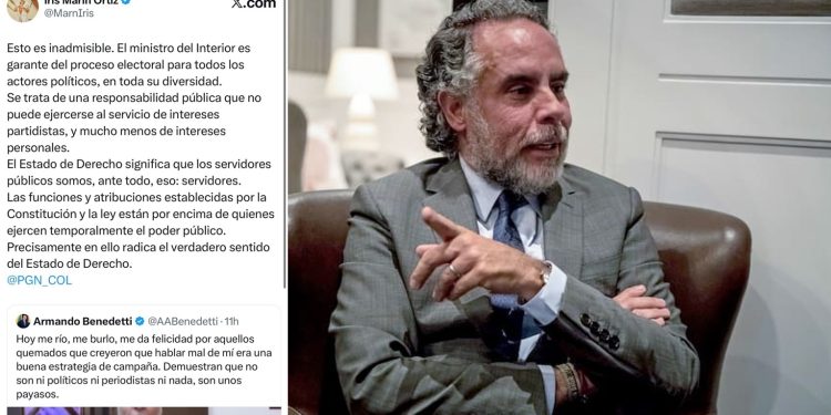 Defensora del Pueblo rechaza declaraciones de Armando Benedetti tras elecciones al Congreso