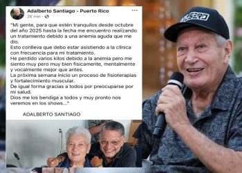 El salsero Adalberto Santiago da a conocer su estado de salud