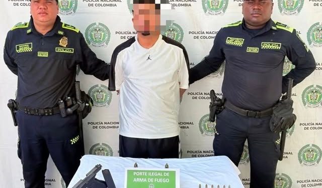 Capturan a hombre que realizaba disparos al aire en Sabanagrande, Atlántico