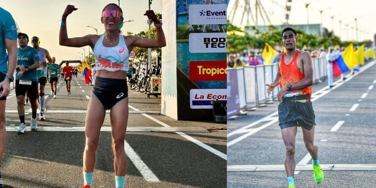 Wilson Sáenz conquista la pista de Barranquilla y Kellys Arias repite en Maratón de Barranquilla