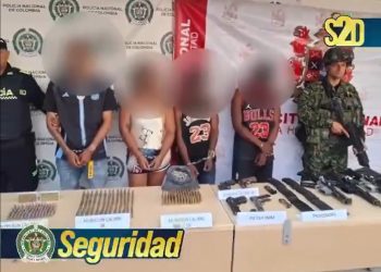 Capturan a cuatro presuntos integrantes de las Autodefensas Conquistadoras de la Sierra en Ciénaga