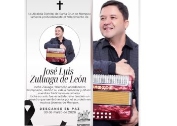 Luto en el vallenato: falleció el acordeonero Joche Zuluaga en Mompox