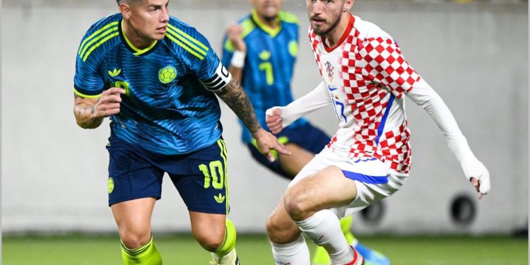 Croacia frenó a Colombia en amistosos FIFA