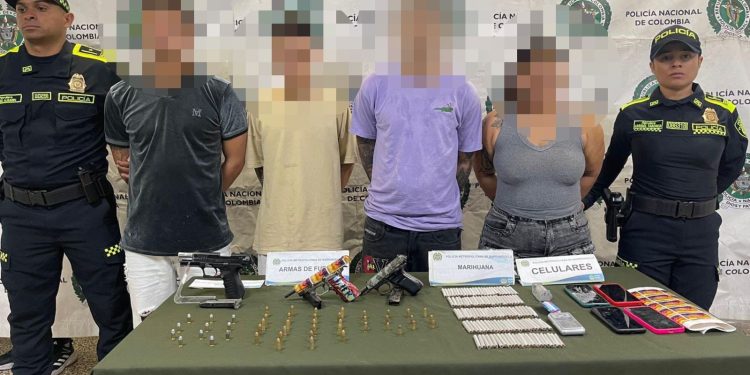 Capturados presuntos sicarios y aprehenden a un adolescente en Barranquilla