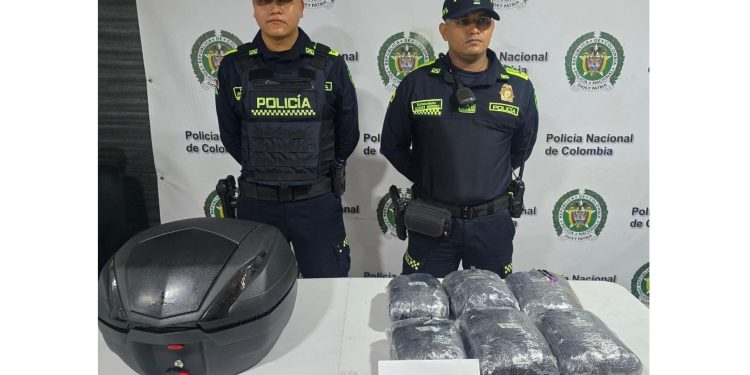 Incautaron marihuana oculta en la bodega de un bus en el Terminal de Transporte