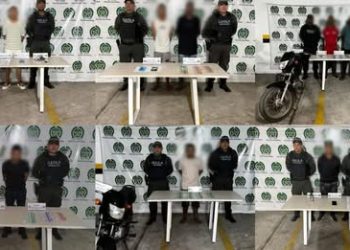 Capturan a ocho presuntos integrantes de ‘Los Pepes’ por extorsión en Barranquilla