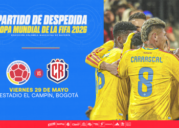 La Selección Colombia de Mayores disputará encuentro oficial frente a Costa Rica antes del certamen mundialista