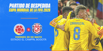 La Selección Colombia de Mayores disputará encuentro oficial frente a Costa Rica antes del certamen mundialista