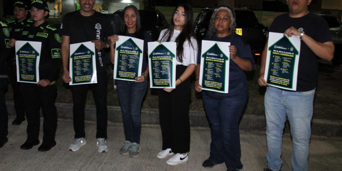 Tocando a la puerta de su casa, Alcaldía de Barranquilla y Policía refuerzan prevención contra el hurto a residencias