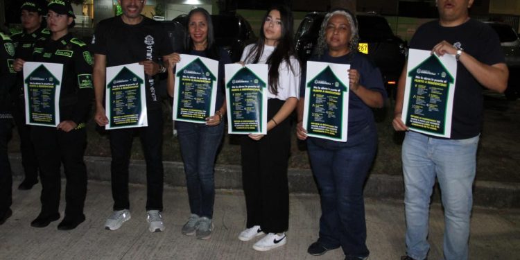 Tocando a la puerta de su casa, Alcaldía de Barranquilla y Policía refuerzan prevención contra el hurto a residencias