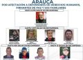 Ofrecen millonarias recompensas por responsables de homicidios de líderes sociales en Arauca