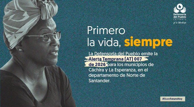 Defensoría del Pueblo emite alerta por expansión de ‘Los Pachenca’ en Norte de Santander
