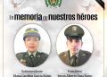 Rechazo por asesinato de dos policías en Cundinamarca