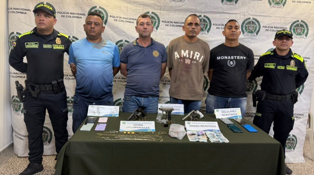 Caen cuatro presuntos ladrones de casas en Barranquilla: uno tenía orden de captura vigente